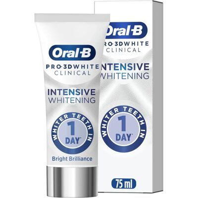 Oral-B - Pro-3D White Clinical Intensive Whitening - 75ml Oral-B - Pro-3D White Clinical Intensive Whitening - 75ml