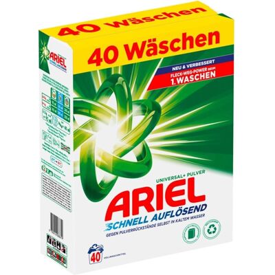 Ariel Universal+ Proszek do prania - Proszek do prania Ariel Universal+ Proszek do prania - Proszek do prania