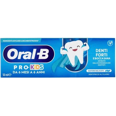 Dentifricio Oral-B Pro Kids per 0-6 Anni - Prevenzione Carie e Protezione Smalto Dentifricio Oral-B Pro Kids per 0-6 Anni - Prevenzione Carie e Protezione Smalto