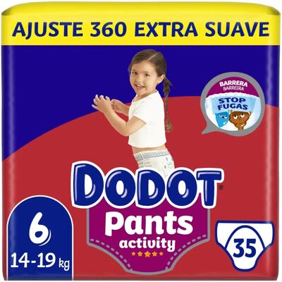 Pañales Dodot T6 - Transpirables, Suaves, Fáciles de Cambiar Pañales Dodot T6 - Transpirables, Suaves, Fáciles de Cambiar