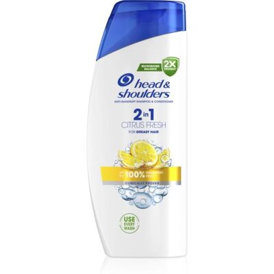 Head & Shoulders Citrus Fresh 2v1 Șampon - Pentru păr gras Head & Shoulders Citrus Fresh 2v1 Șampon - Pentru păr gras