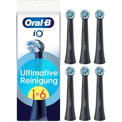 Oral-B iO Sort - Dybt Rengøring 6 stk. Oral-B iO Sort - Dybt Rengøring 6 stk.