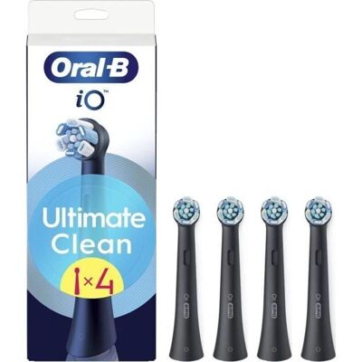 Oral-B iO Ultimate Clean Schwarze Nachfüllungen x4 - Elektrische Zahnbürsten Nachfüllung Oral-B iO Ultimate Clean Schwarze Nachfüllungen x4 - Elektrische Zahnbürsten Nachfüllung