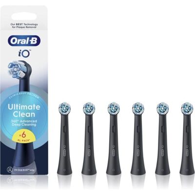Fekete Oral B iO Ultimate Clean cserélhető fej - Fej Fekete Oral B iO Ultimate Clean cserélhető fej - Fej