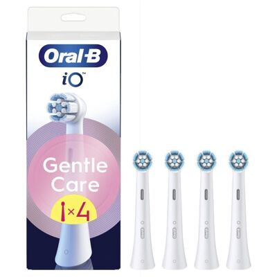 Oral B iO Gentle Care Weiße Ersatzköpfe - Zahnbürstenköpfe Oral B iO Gentle Care Weiße Ersatzköpfe - Zahnbürstenköpfe