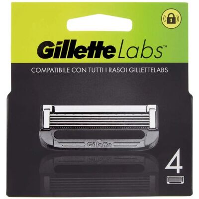 Recharge Gillette Labs X4 - Lames Recharge Gillette Labs X4 - Lames