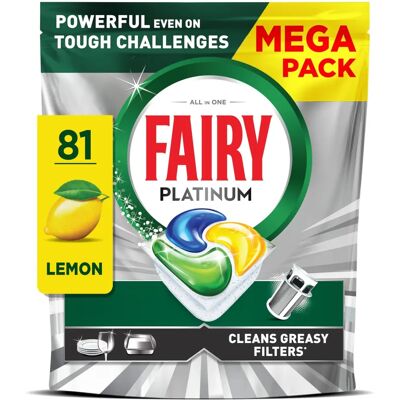 Fairy Platinum Kaikki Yhdessä 81 Astianpesukapselia Fairy Platinum Kaikki Yhdessä 81 Astianpesukapselia