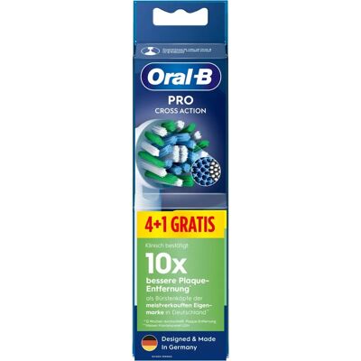 Oral-B Pro CrossAction Weiss Zahnbürstenkopf - Zahnbürstenkopf Oral-B Pro CrossAction Weiss Zahnbürstenkopf - Zahnbürstenkopf