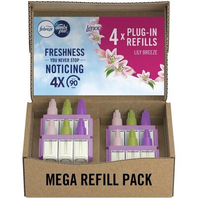 Febreze 3Volution Steckdose Luftduftspender Nachfüllung - Geruchsentferner & Badezimmer Duft Febreze 3Volution Steckdose Luftduftspender Nachfüllung - Geruchsentferner & Badezimmer Duft