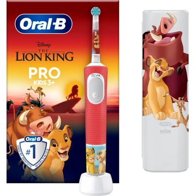 Oral-B Vitality Pro Kids Lion King Electric Toothbrush - Kids' Electric Toothbrush with Travel Case Oral-B Vitality Pro Kids Lion King Electric Toothbrush - Kids' Electric Toothbrush with Travel Case