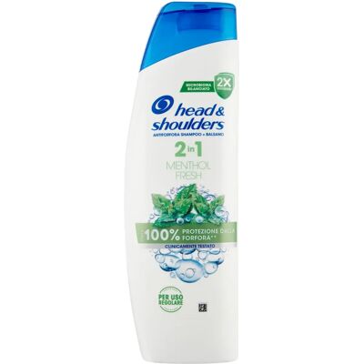 Head & Shoulders Menthol Frisch 2-in-1 Shampoo & Spülung - Anti-Schuppen Head & Shoulders Menthol Frisch 2-in-1 Shampoo & Spülung - Anti-Schuppen