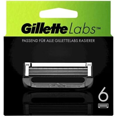 Gillette Labs Rozsdamentes Acél Borotvákés - 6 db - Férfiak Gillette Labs Rozsdamentes Acél Borotvákés - 6 db - Férfiak