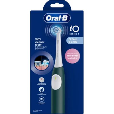 Oral-B iO2 Forest Green Electric Toothbrush - Series 2 Oral-B iO2 Forest Green Electric Toothbrush - Series 2