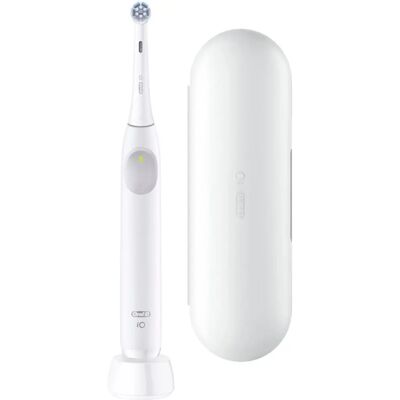Oral-B iO2 White Electric Toothbrush - Travel Case - 4 Heads Oral-B iO2 White Electric Toothbrush - Travel Case - 4 Heads
