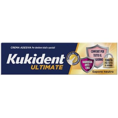 Procter & Gamble SRL Kukident Ultimate Crema Adesiva per Protesi Gusto Neutro - Dental Adhesive Cream Procter & Gamble SRL Kukident Ultimate Crema Adesiva per Protesi Gusto Neutro - Dental Adhesive Cream