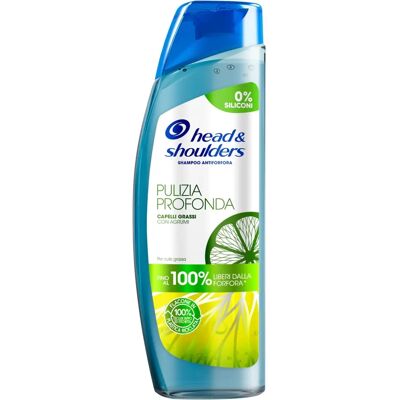 Head & Shoulders Tiefenreinigungs-Shampoo für fettiges Haar - Shampoo Head & Shoulders Tiefenreinigungs-Shampoo für fettiges Haar - Shampoo