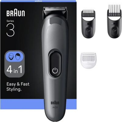 Braun 80789918 Dark Grey Hair Trimmer - Hair Trimmer Braun 80789918 Dark Grey Hair Trimmer - Hair Trimmer