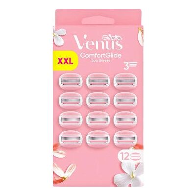 Gillette Venus ComfortGlide Spa Breeze Ostrza do golenia - Różowy/Biały - 12 Gillette Venus ComfortGlide Spa Breeze Ostrza do golenia - Różowy/Biały - 12