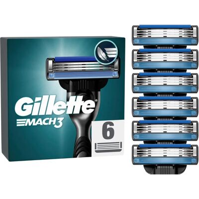 Lames de ras Gillette Mach3 Standard - Razor blades Lames de ras Gillette Mach3 Standard - Razor blades