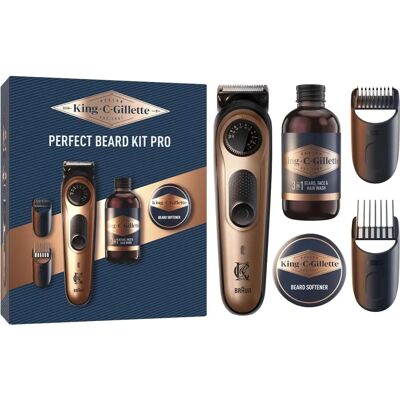 Gillette King C. Perfect Beard Kit Pro - Borotvagép, Balzsam & Sampon Gillette King C. Perfect Beard Kit Pro - Borotvagép, Balzsam & Sampon