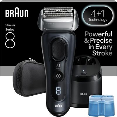 Braun Series 8 8663cc Electric Shaver - Grey Braun Series 8 8663cc Electric Shaver - Grey
