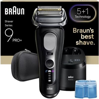 Braun Series 9 Pro+ 9660CC Afeitadora - Eléctrica, Negro y Plata Braun Series 9 Pro+ 9660CC Afeitadora - Eléctrica, Negro y Plata