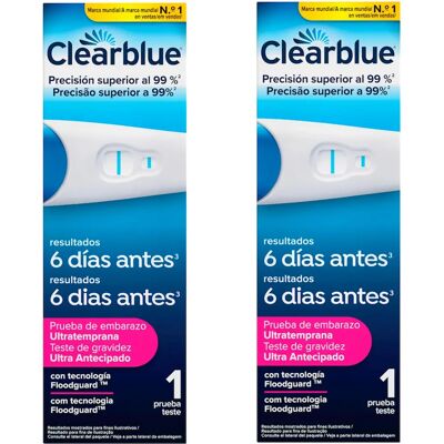 Teste de Gravidez Clearblue Ultra Precocemente 6 Dias - Teste de gravidez Teste de Gravidez Clearblue Ultra Precocemente 6 Dias - Teste de gravidez
