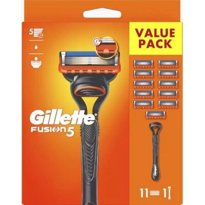 Gillette Fusion5 Rasierer - Schwarz, Orange - Rasiermesser Gillette Fusion5 Rasierer - Schwarz, Orange - Rasiermesser