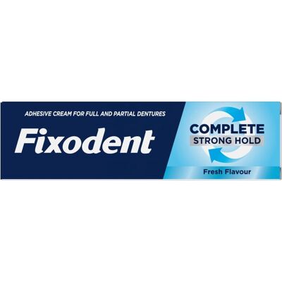 Fixodent Complet Forte Tenue Crème Adhésive pour Dentiers - 6 x 47g - Publicité Fixodent Complet Forte Tenue Crème Adhésive pour Dentiers - 6 x 47g - Publicité