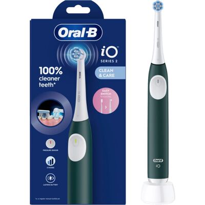 Oral B iO2 Electric Toothbrush Dark Green - Electric Toothbrush Oral B iO2 Electric Toothbrush Dark Green - Electric Toothbrush