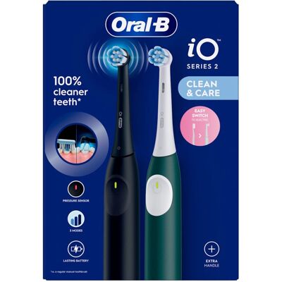 Oral B iO2 Elektrische Zahnbürste Dunkelgrün - Elektrische Zahnbürste Oral B iO2 Elektrische Zahnbürste Dunkelgrün - Elektrische Zahnbürste