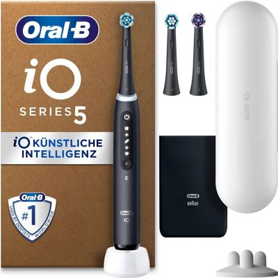 Oral-B Power iO Series 5 Schwarze Elektrische Zahnbürste Oral-B Power iO Series 5 Schwarze Elektrische Zahnbürste