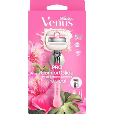 Gillette Venus Pro Comfortglide Tropical Rasoir - Rasoir Gillette Venus Pro Comfortglide Tropical Rasoir - Rasoir