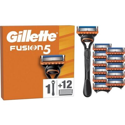 Gillette Fusion5 Rasierer - Für Männer, 5 Klingen, Präzisionstrimmer Gillette Fusion5 Rasierer - Für Männer, 5 Klingen, Präzisionstrimmer