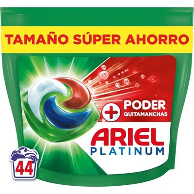 Capsulas de detergente Ariel Platinum - 44 lavados Capsulas de detergente Ariel Platinum - 44 lavados