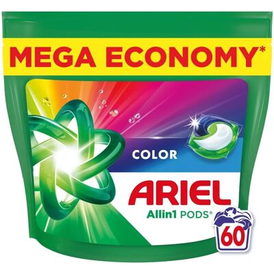 ARIEL Allin1 PODS - Kapsułki do kolorowych tkanin - 60 szt. ARIEL Allin1 PODS - Kapsułki do kolorowych tkanin - 60 szt.