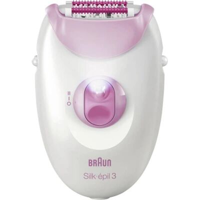 Braun Silk-epil 3 Epilator - Rosa - Upp till 1 månad av slät hud Braun Silk-epil 3 Epilator - Rosa - Upp till 1 månad av slät hud