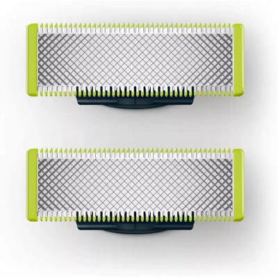 Lâmina de reposição Philips OneBlade - Pacote de 2 - QP220/50 - Acessórios de barbear Lâmina de reposição Philips OneBlade - Pacote de 2 - QP220/50 - Acessórios de barbear