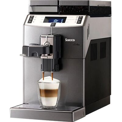Saeco Lirika - Noir, Gris, Métallique - Machine à espresso - Publicité Saeco Lirika - Noir, Gris, Métallique - Machine à espresso - Publicité