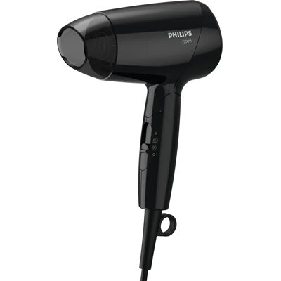 Usucător de păr Philips BHC010/10 - 1200W, Compact, Negru Usucător de păr Philips BHC010/10 - 1200W, Compact, Negru