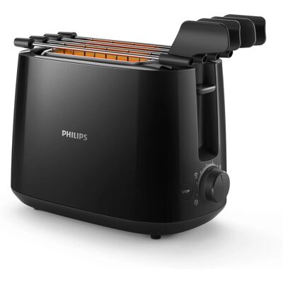 Philips HD2583/90 - Nero - Tostapane Philips HD2583/90 - Nero - Tostapane