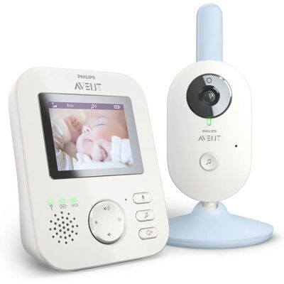 Philips AVENT Baby Monitor SCD835/26 Video - 300m FHSS Blau Philips AVENT Baby Monitor SCD835/26 Video - 300m FHSS Blau