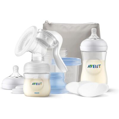 Philips Avent SCF430/16 Breast Pump Set - Manual, Effective Suction, Includes Bottles Philips Avent SCF430/16 Breast Pump Set - Manual, Effective Suction, Includes Bottles
