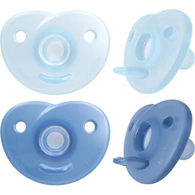 Philips Avent SCF099/21 Baby Smokker - Ortodontisk Silikon Blå Philips Avent SCF099/21 Baby Smokker - Ortodontisk Silikon Blå
