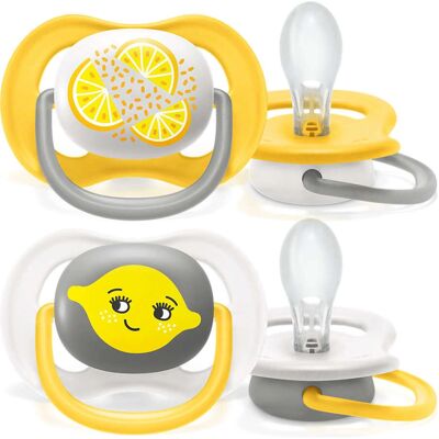 Philips Avent SCF080 Fopspeen - Orthodontisch Siliconen Grijs - 6-18 Maanden Philips Avent SCF080 Fopspeen - Orthodontisch Siliconen Grijs - 6-18 Maanden