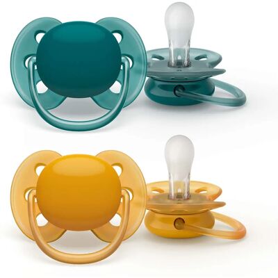 Sucette Ultra Douce Philips Avent - 6-18 Mois, Plusieurs Couleurs - Publicité Sucette Ultra Douce Philips Avent - 6-18 Mois, Plusieurs Couleurs - Publicité
