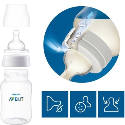 Philips Avent Babyflasche - Anti-Kolik 330ml, Modell SCY106/01 Philips Avent Babyflasche - Anti-Kolik 330ml, Modell SCY106/01