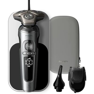 Philips S9000 Prestige rakapparat - Roterande, Våt & Torr, SkinIQ - Serie 9000 Philips S9000 Prestige rakapparat - Roterande, Våt & Torr, SkinIQ - Serie 9000