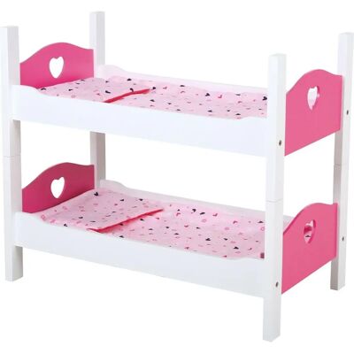 My Beautiful Dolls Room Pink/Weiß Hochbett Puppenmöbel My Beautiful Dolls Room Pink/Weiß Hochbett Puppenmöbel