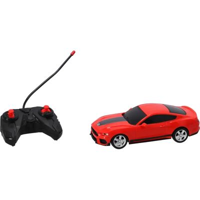 Kool Speed Ford Mustang RC Auto - 1:24 Skala, Rot, Scheinwerfer, Indoor/Outdoor Kool Speed Ford Mustang RC Auto - 1:24 Skala, Rot, Scheinwerfer, Indoor/Outdoor